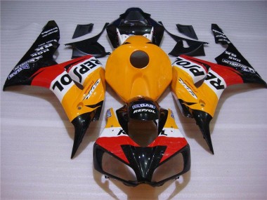 Orange Noir Repsol Carénages Moto Honda CBR 1000 RR 2004-2005