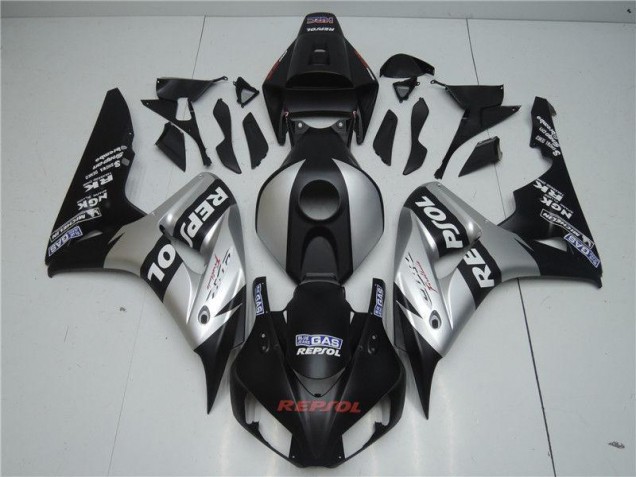Noir Argent Repsol Carénage Moto Honda CBR 1000 RR 2004-2005