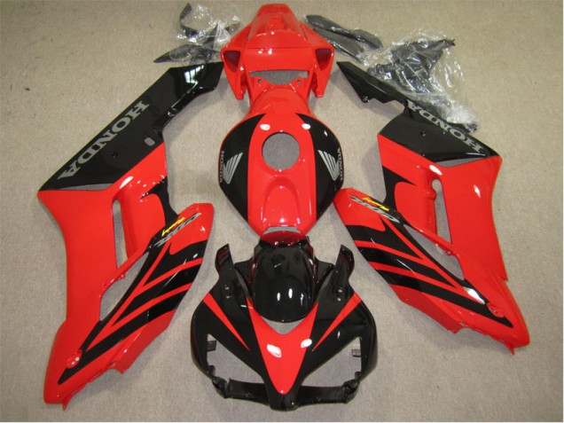 Rouge Noir Fireblade Carénage Moto Honda CBR 1000 RR 2004-2005