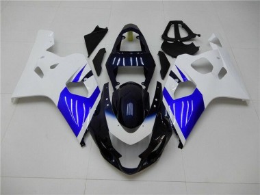 Blanc Bleu Carénage Moto Suzuki GSXR 600 / 750 K4 2004-2005