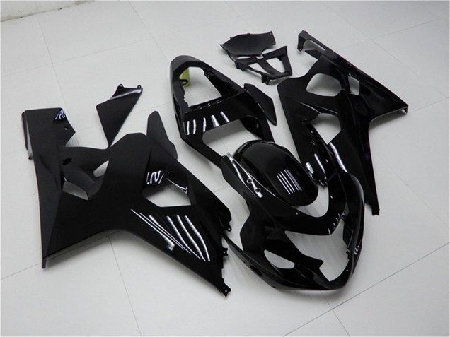 Noir Brillant Carénage Moto Suzuki GSXR 600 / 750 K4 2004-2005