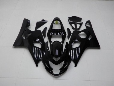 Noir Brillant Carénage Moto Suzuki GSXR 600 / 750 K4 2004-2005