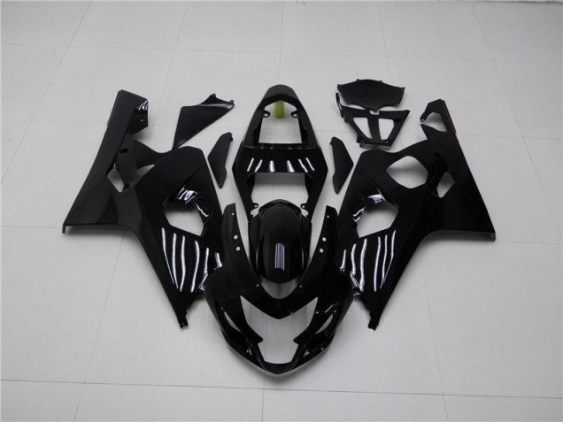 Noir Brillant Carénage Moto Suzuki GSXR 600 / 750 K4 2004-2005