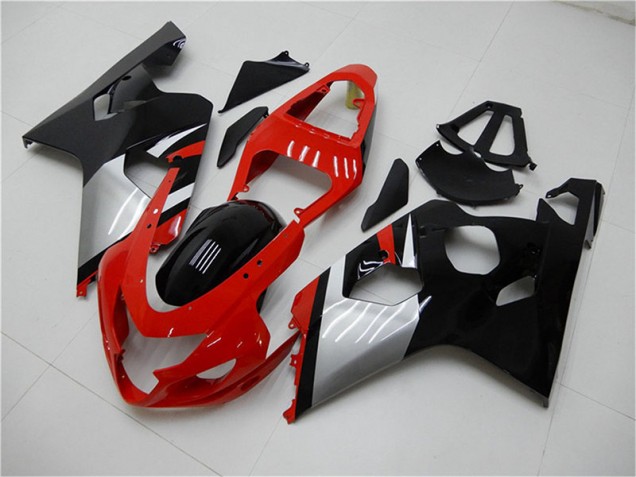 Rouge Noir Carénage Moto Suzuki GSXR 600 / 750 K4 2004-2005