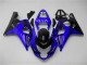 Bleu Noir Carénages Moto Suzuki GSXR 600 / 750 K4 2004-2005