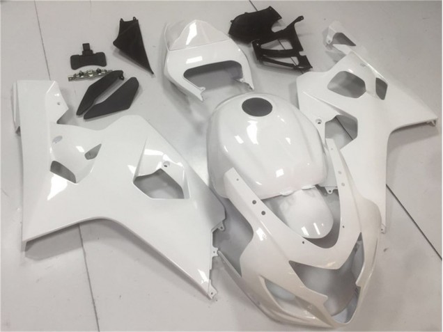 Brillant Blanc Carénage Moto Suzuki GSXR 600 / 750 K4 2004-2005 Brillant Blanc Carénage Moto Suzuki GSXR 600 / 750 K4 2004-2005
