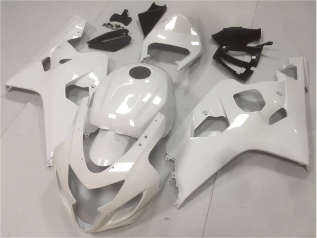 Brillant Blanc Carénage Moto Suzuki GSXR 600 / 750 K4 2004-2005 Brillant Blanc Carénage Moto Suzuki GSXR 600 / 750 K4 2004-2005