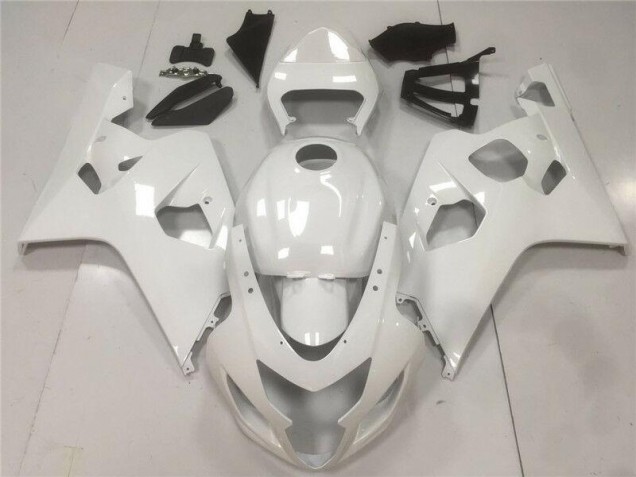Brillant Blanc Carénage Moto Suzuki GSXR 600 / 750 K4 2004-2005 Brillant Blanc Carénage Moto Suzuki GSXR 600 / 750 K4 2004-2005