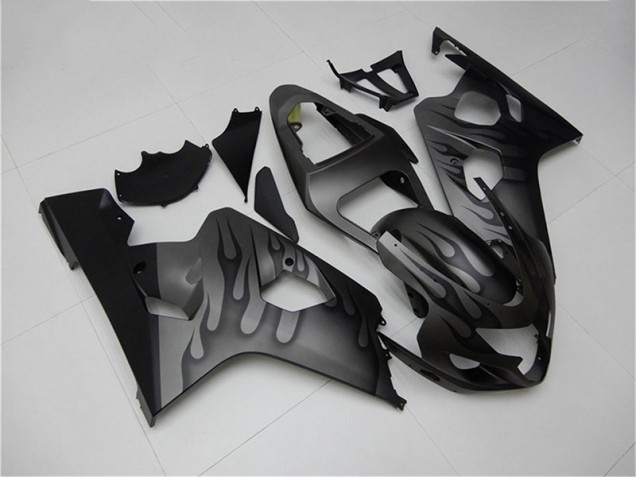 Noir Gris Carénage Moto Suzuki GSXR 600 / 750 K4 2004-2005