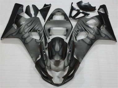 Noir Gris Carénage Moto Suzuki GSXR 600 / 750 K4 2004-2005