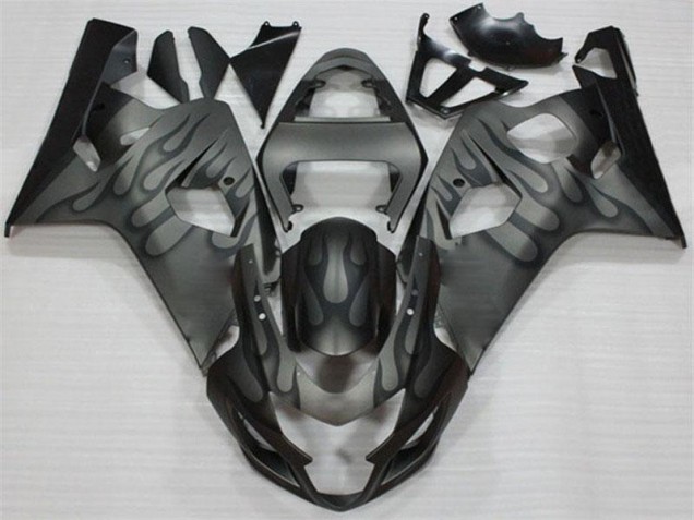 Noir Gris Carénage Moto Suzuki GSXR 600 / 750 K4 2004-2005
