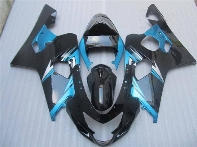 Bleu Noir Carrosserie Moto Suzuki GSXR 600 / 750 K4 2004-2005 Bleu Noir Carrosserie Moto Suzuki GSXR 600 / 750 K4 2004-2005