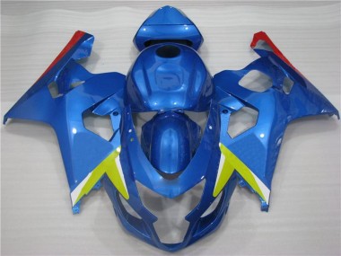 Bleu Carénage Moto Suzuki GSXR 600 / 750 K4 2004-2005