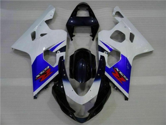 Bleu Blanc Carrosserie Moto Suzuki GSXR 600 / 750 K4 2004-2005