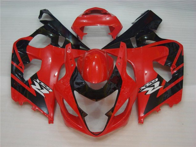 Rouge Noir Carénages Moto Suzuki GSXR 600 / 750 K4 2004-2005