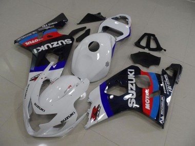 Blanc Bleu Motul Carénage Moto Suzuki GSXR 750 K4 2004-2005