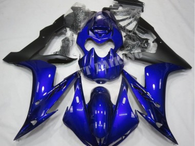 Bleu Noir Carénages Moto Yamaha R1 2004-2006