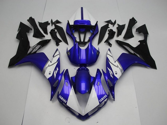 Bleu Noir Kit Carénages Motos Complet Yamaha R1 2004-2006 Bleu Noir Kit Carénages Motos Complet Yamaha R1 2004-2006