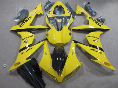 Jaune Dunlop Carénage Moto Yamaha R1 2004-2006