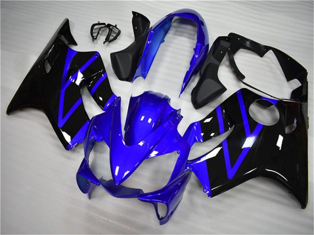 Bleu Noir Carénage Moto Honda CBR 600 F4i 2004-2007 Bleu Noir Carénage Moto Honda CBR 600 F4i 2004-2007