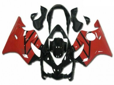 Rouge Noir Carénages Moto Honda CBR 600 F4i 2004-2007