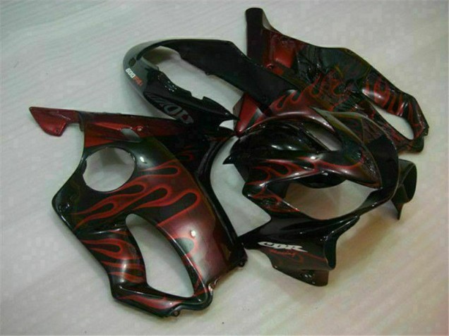 Rouge Flamme Carénage Moto Honda CBR 600 F4i 2004-2007 Rouge Flamme Carénage Moto Honda CBR 600 F4i 2004-2007
