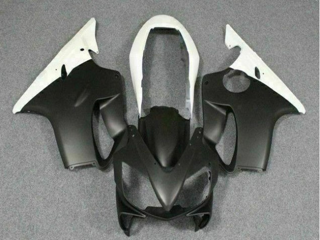 Blanc Noir Carénage Moto Honda CBR 600 F4i 2004-2007 Blanc Noir Carénage Moto Honda CBR 600 F4i 2004-2007
