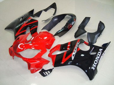 Noir Rouge Carénages Moto Honda CBR 600 F4i 2004-2007