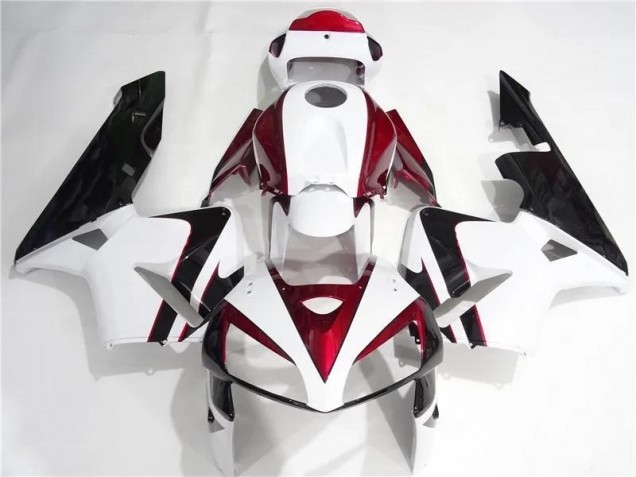 Rouge Blanc Noir Carénages Moto Honda CBR 600 RR 2005-2006 Rouge Blanc Noir Carénages Moto Honda CBR 600 RR 2005-2006