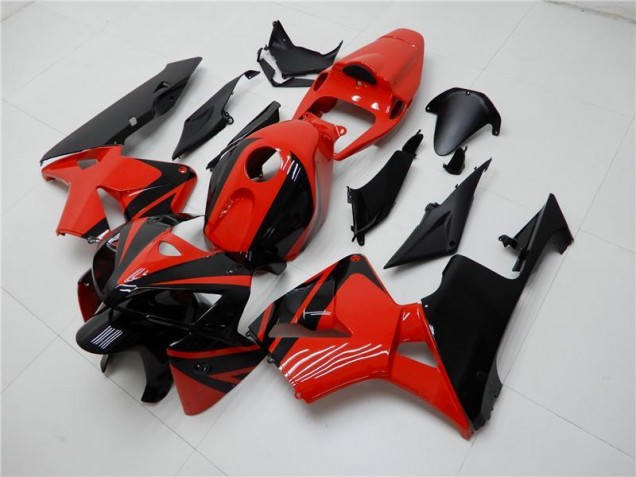 Rouge Noir Carénages Moto Honda CBR 600 RR 2005-2006 Rouge Noir Carénages Moto Honda CBR 600 RR 2005-2006