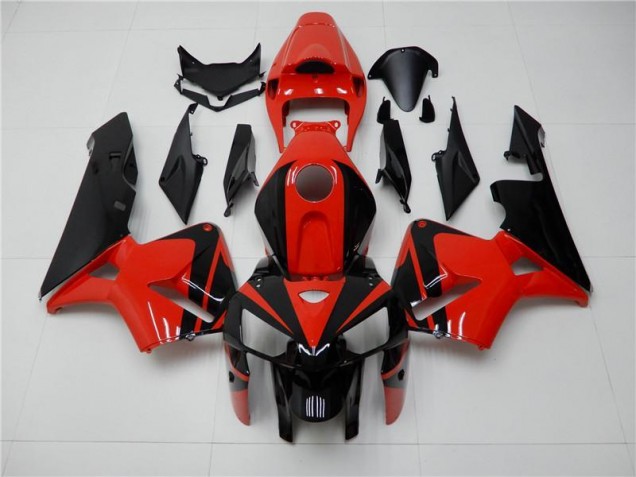 Rouge Noir Carénages Moto Honda CBR 600 RR 2005-2006 Rouge Noir Carénages Moto Honda CBR 600 RR 2005-2006