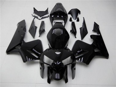 Noir Brillant Carénages Moto Honda CBR 600 RR 2005-2006