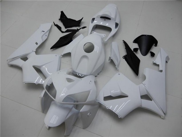 Brillant Blanc Carénage Moto Honda CBR 600 RR 2005-2006 Brillant Blanc Carénage Moto Honda CBR 600 RR 2005-2006