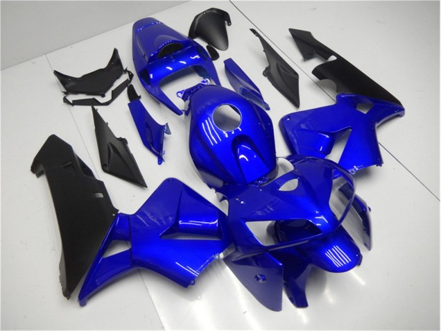 Bleu Noir Carénage Moto Honda CBR 600 RR 2005-2006 Bleu Noir Carénage Moto Honda CBR 600 RR 2005-2006