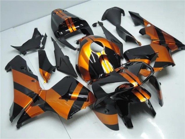 Orange Noir Kit Carénages Motos Honda CBR 600 RR 2005-2006 Orange Noir Kit Carénages Motos Honda CBR 600 RR 2005-2006