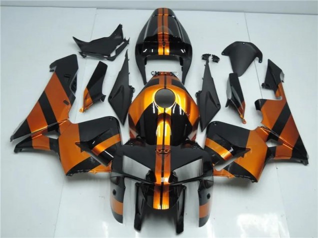 Orange Noir Kit Carénages Motos Honda CBR 600 RR 2005-2006 Orange Noir Kit Carénages Motos Honda CBR 600 RR 2005-2006