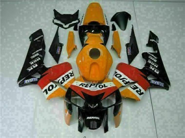 Orange Noir Repsol Carrosserie Moto Honda CBR 600 RR 2005-2006