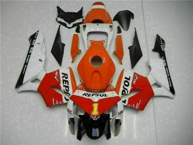 Orange Repsol Carénage Moto Honda CBR 600 RR 2005-2006 Orange Repsol Carénage Moto Honda CBR 600 RR 2005-2006