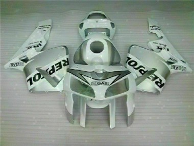 Blanc Repsol Carénages Moto Honda CBR 600 RR 2005-2006