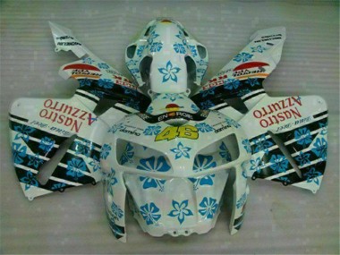 Blanc Bleu Nastro Azzurro 46 Carénages Moto Honda CBR 600 RR 2005-2006
