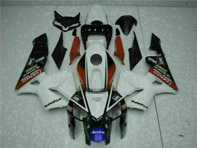 Blanc Rouge Noir Lee Carénage Moto Honda CBR 600 RR 2005-2006