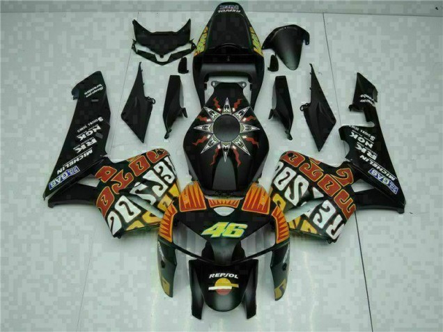 Noir Carénage Moto ABS Honda CBR 600 RR 2005-2006 Noir Carénage Moto ABS Honda CBR 600 RR 2005-2006