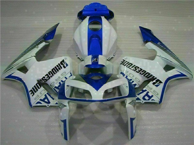 Blanc Bleu Carrosserie Moto Honda CBR 600 RR 2005-2006 Blanc Bleu Carrosserie Moto Honda CBR 600 RR 2005-2006