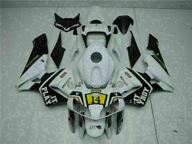 Blanc Playboy 14 Carénage Moto Honda CBR 600 RR 2005-2006 Blanc Playboy 14 Carénage Moto Honda CBR 600 RR 2005-2006