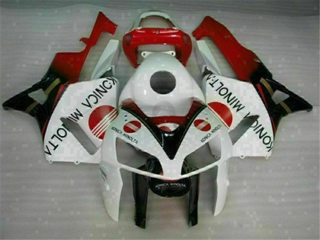 Blanc Carénage Moto ABS Honda CBR 600 RR 2005-2006 Blanc Carénage Moto ABS Honda CBR 600 RR 2005-2006