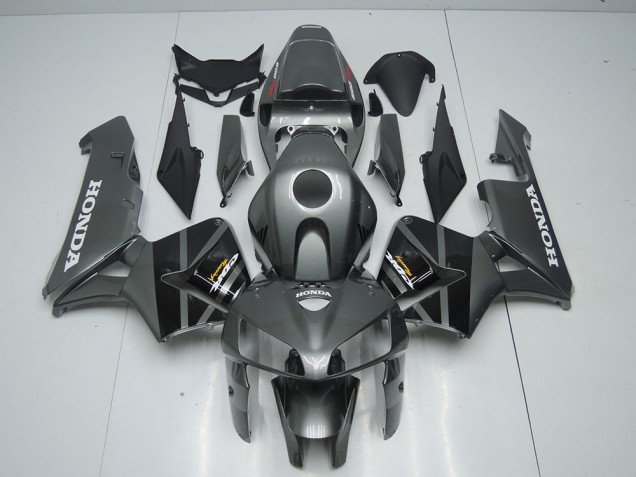 Gris Noir Carénage Moto Honda CBR 600 RR 2005-2006 Gris Noir Carénage Moto Honda CBR 600 RR 2005-2006