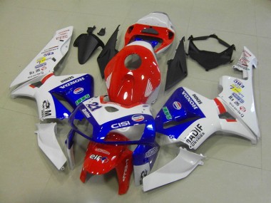 Bleu Blanc Madif Carénage Moto Honda CBR 600 RR 2005-2006