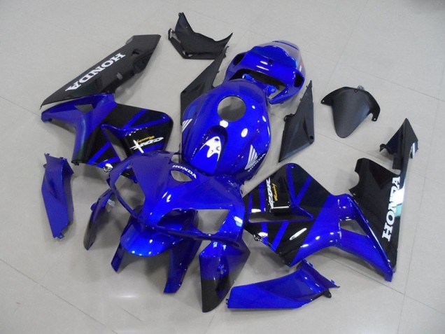 Bleu Noir Carénages Moto Honda CBR 600 RR 2005-2006 Bleu Noir Carénages Moto Honda CBR 600 RR 2005-2006