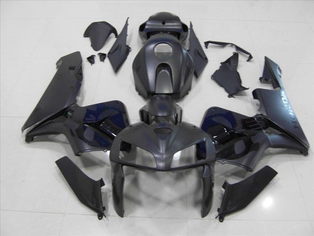 Noir Mat Crâne Carénage Moto Honda CBR 600 RR 2005-2006 Noir Mat Crâne Carénage Moto Honda CBR 600 RR 2005-2006