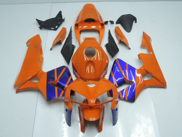 Orange Bleu Carénage Moto Honda CBR 600 RR 2005-2006 Orange Bleu Carénage Moto Honda CBR 600 RR 2005-2006
